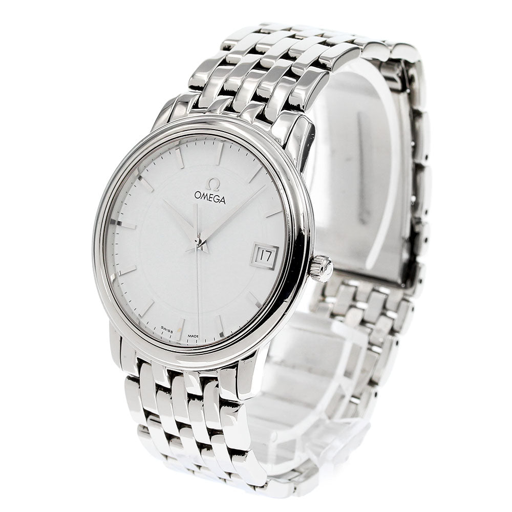 OMEGA De Ville Prestige 4510.21 Date white Dial Quartz Men's Watch_816046