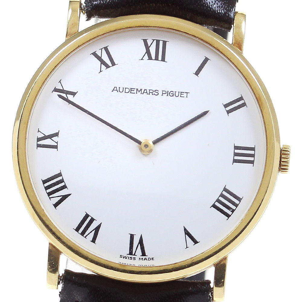 AUDEMARS PIGUET K18YG Cal.2080 white Dial Hand Winding Men's Watch_816072