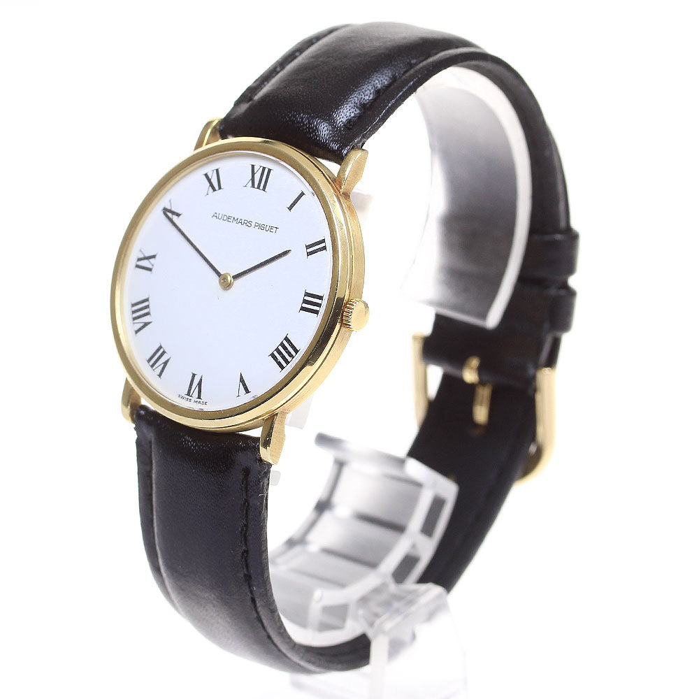 AUDEMARS PIGUET K18YG Cal.2080 white Dial Hand Winding Men's Watch_816072