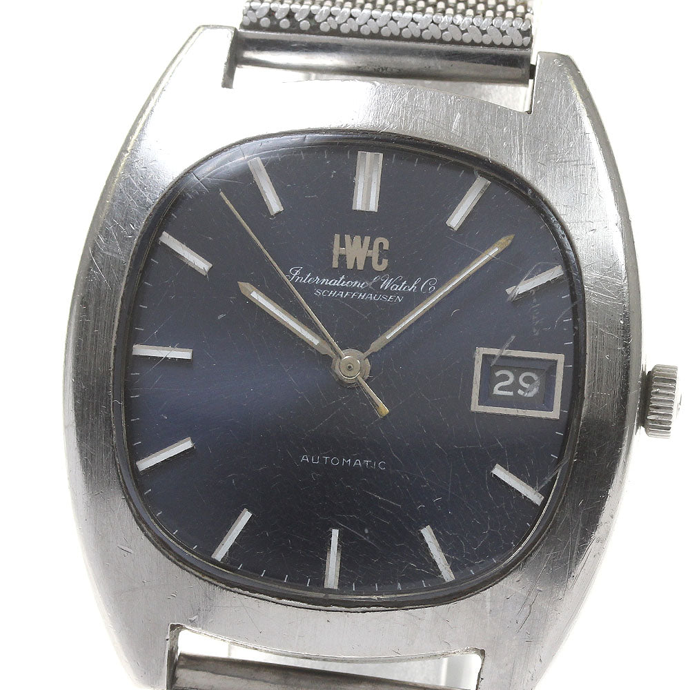 IWC SCHAFFHAUSEN Date Cal.8541B Navy Dial Automatic Men's Watch_816095