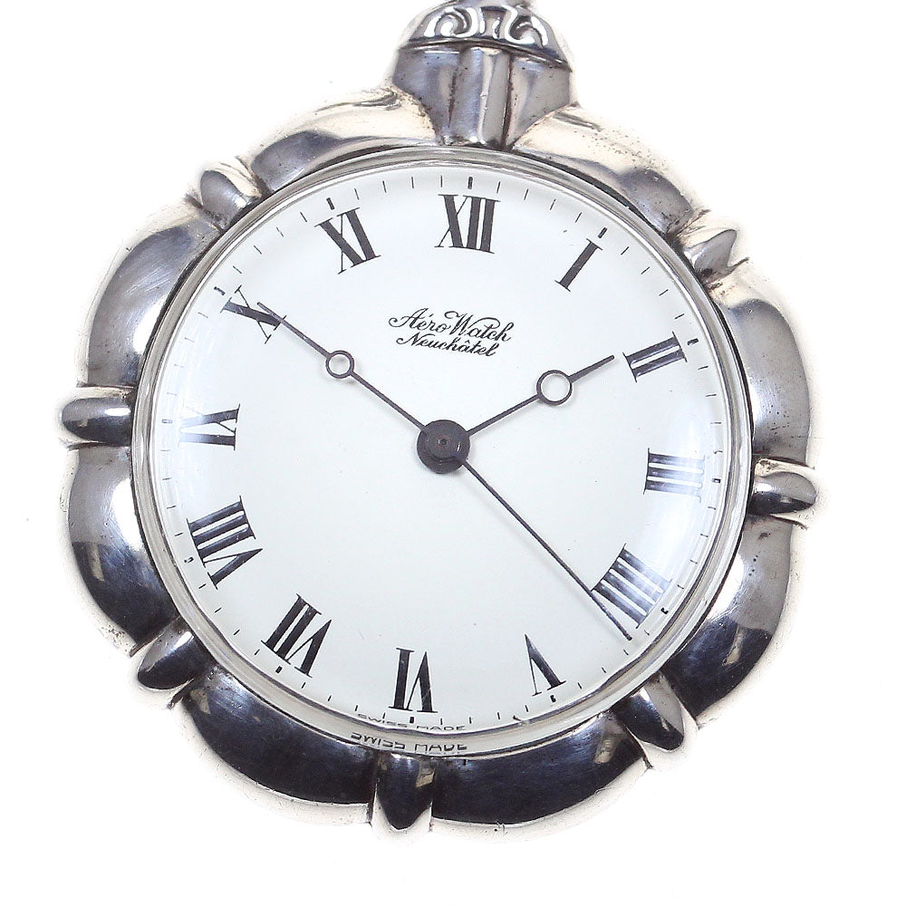 AEROWATCH Vintage Cal.1702/03 white Dial Hand Winding Ladies Pocket watch_816131