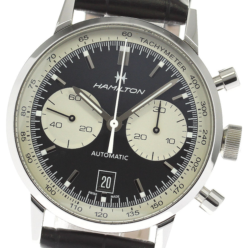 HAMILTON Intramatic 68 H387160 Limited to 1968 black Dial Automatic Men's Watch_816274