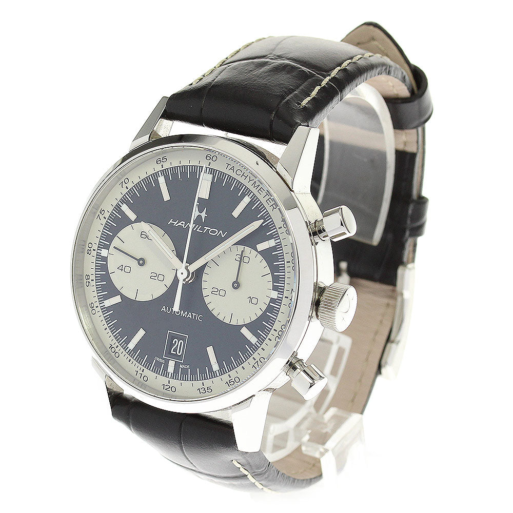 HAMILTON Intramatic 68 H387160 Limited to 1968 black Dial Automatic Men's Watch_816274