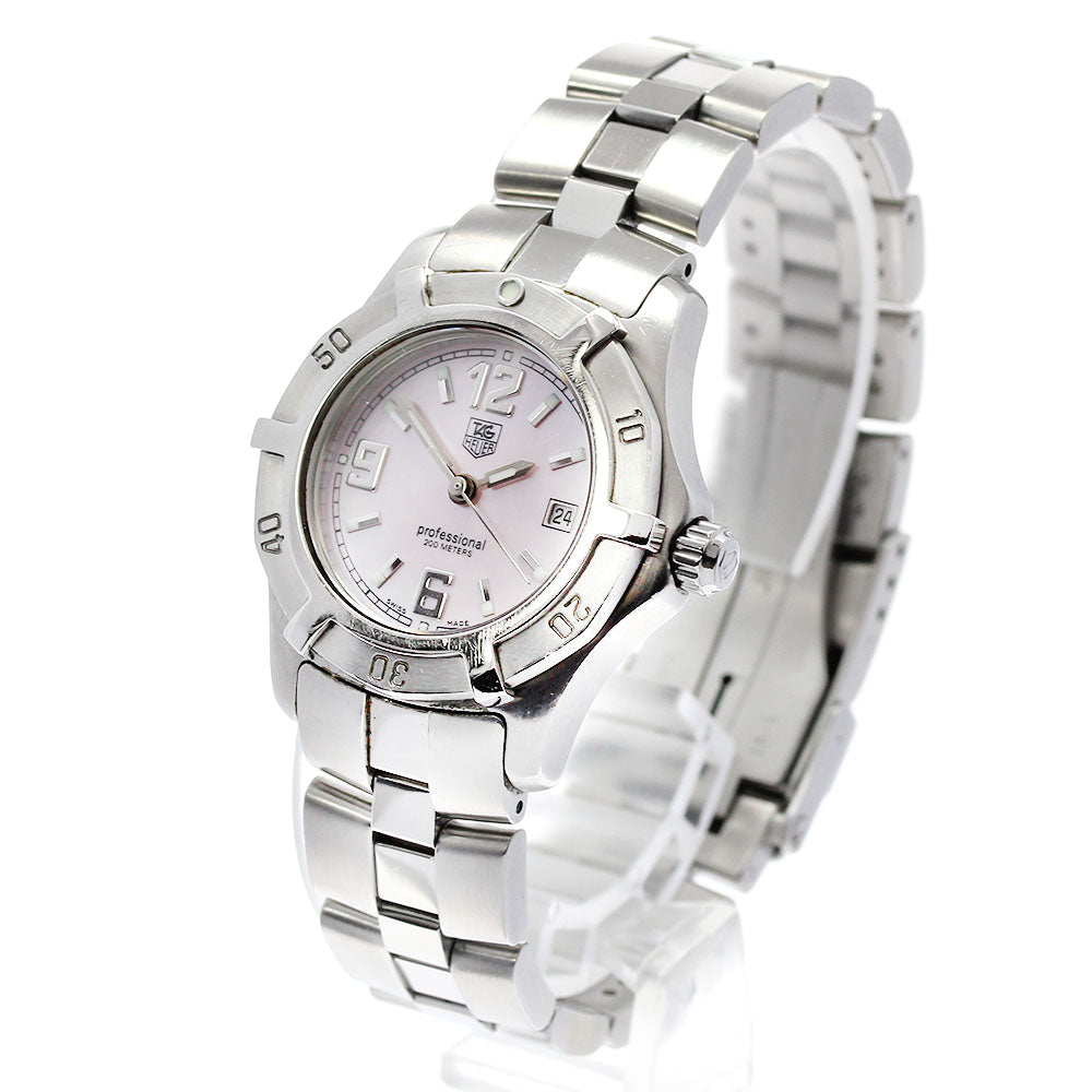 TAG HEUER Exclusive WN1319 Date Pink shell Dial Quartz Ladies Watch_816280