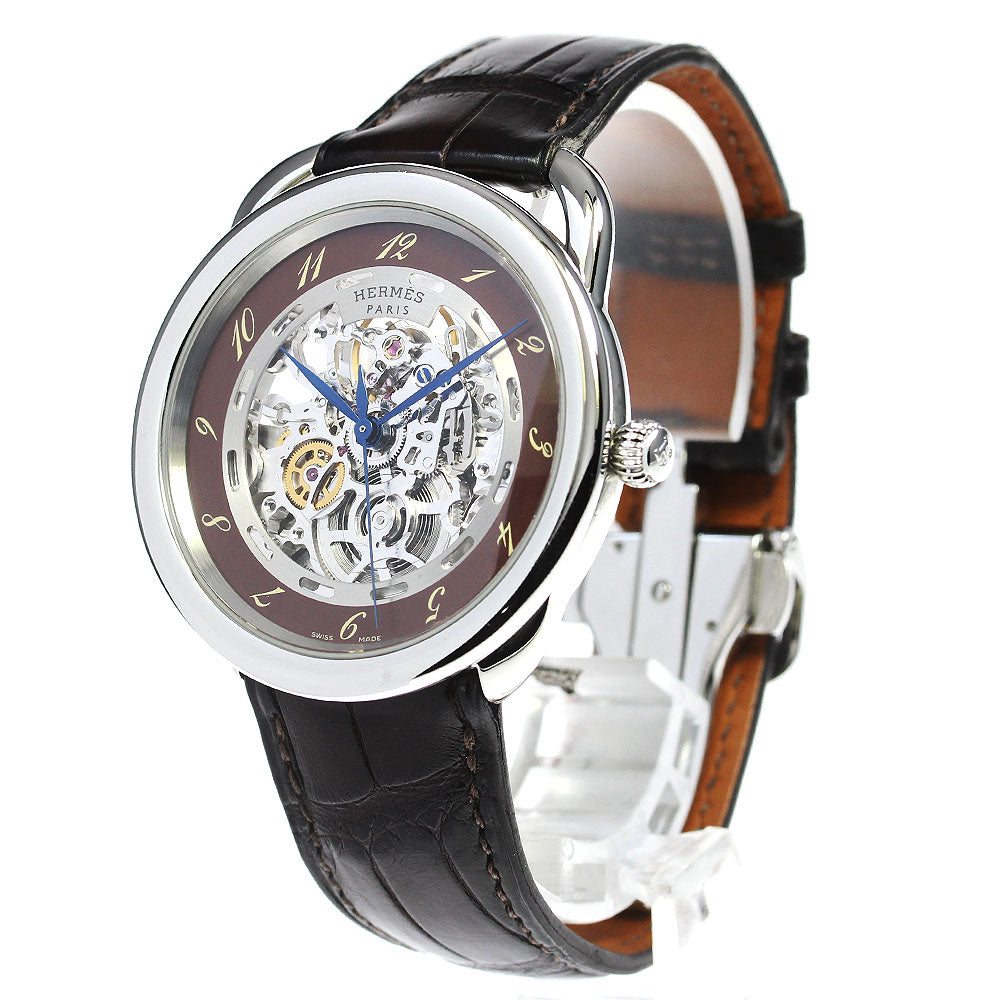 HERMES Arceau skeleton AR6.710 skeleton Dial Automatic Men's Watch_816307