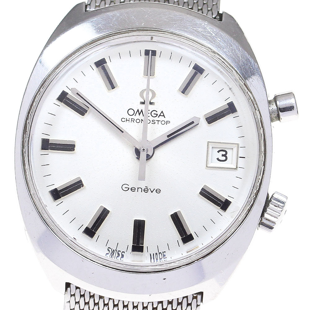OMEGA Geneve Chronostop 146.010 Cal.920 Silver Dial Hand Winding Men's_816376