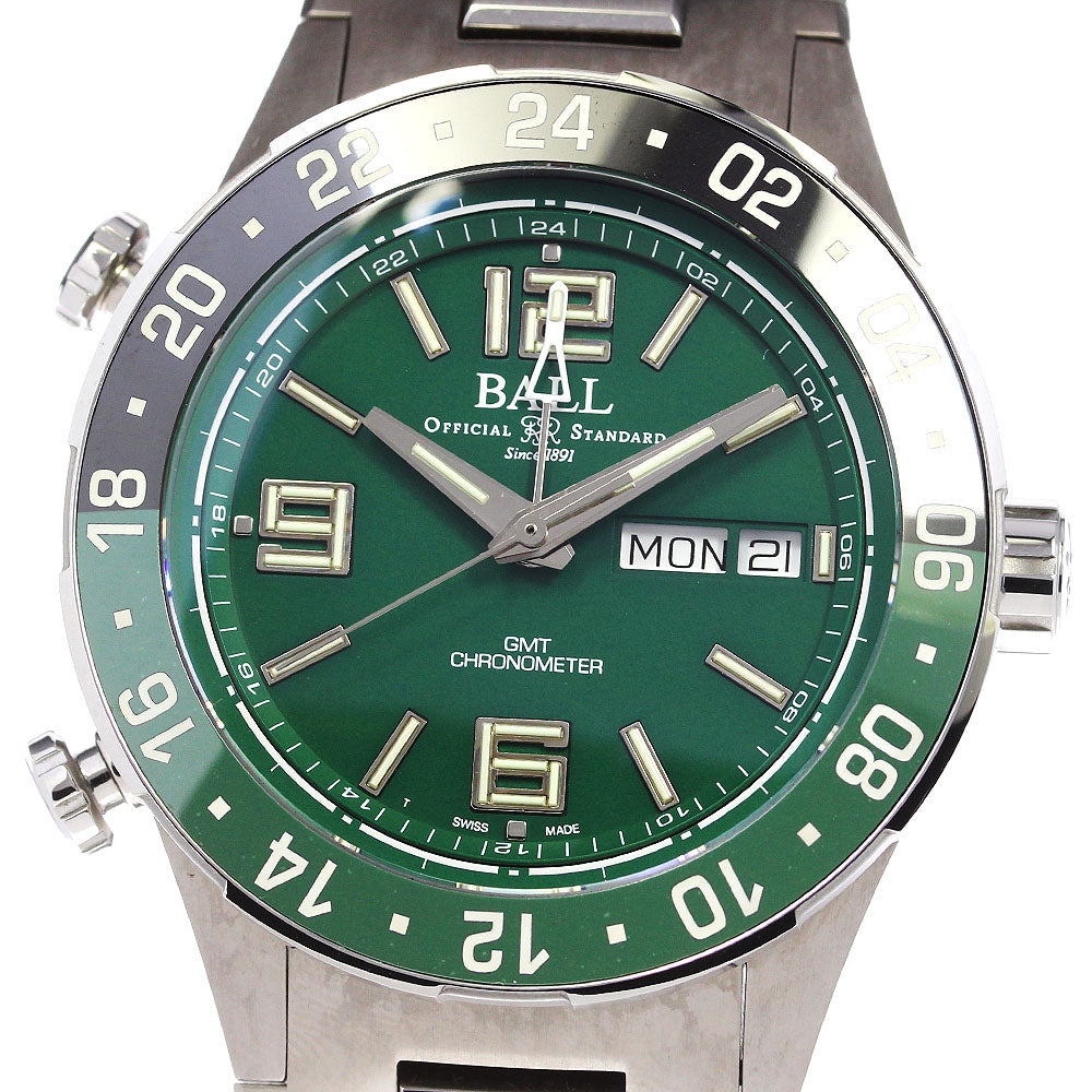 BALLWATCH Marine GMT DG3030B-S2C-GR Day date green Dial Automatic Men's_816393