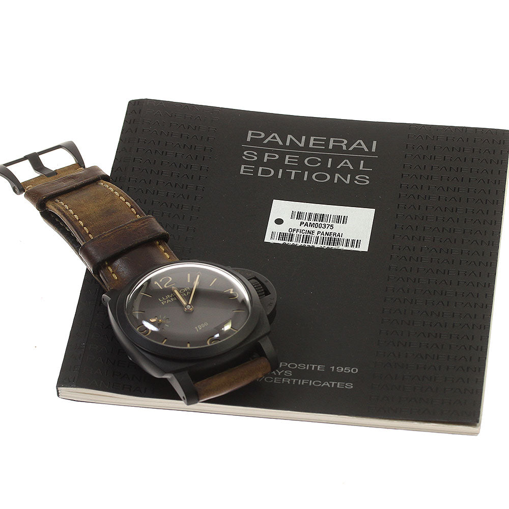 PANERAI Luminor 1950 Composite 3 Days PAM00375 Hand Winding Men's Watch_816459