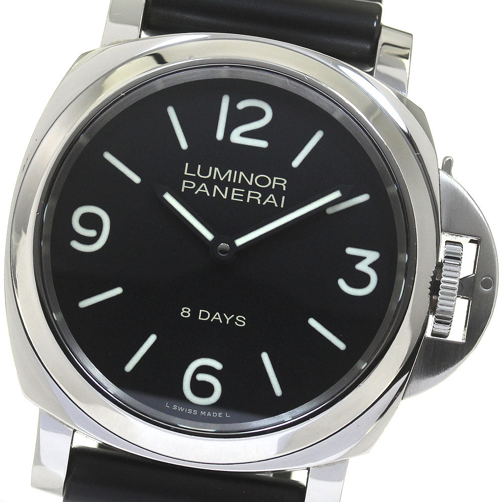 PANERAI Luminor Base 8DAYS Acciaio PAM00560 Hand Winding Men's Watch_816469