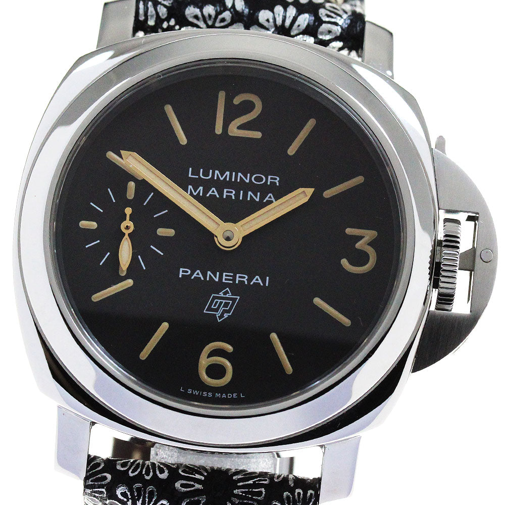 PANERAI Luminor Marina Logo Acciaio PAM00632 Hand Winding Men's Watch_816479