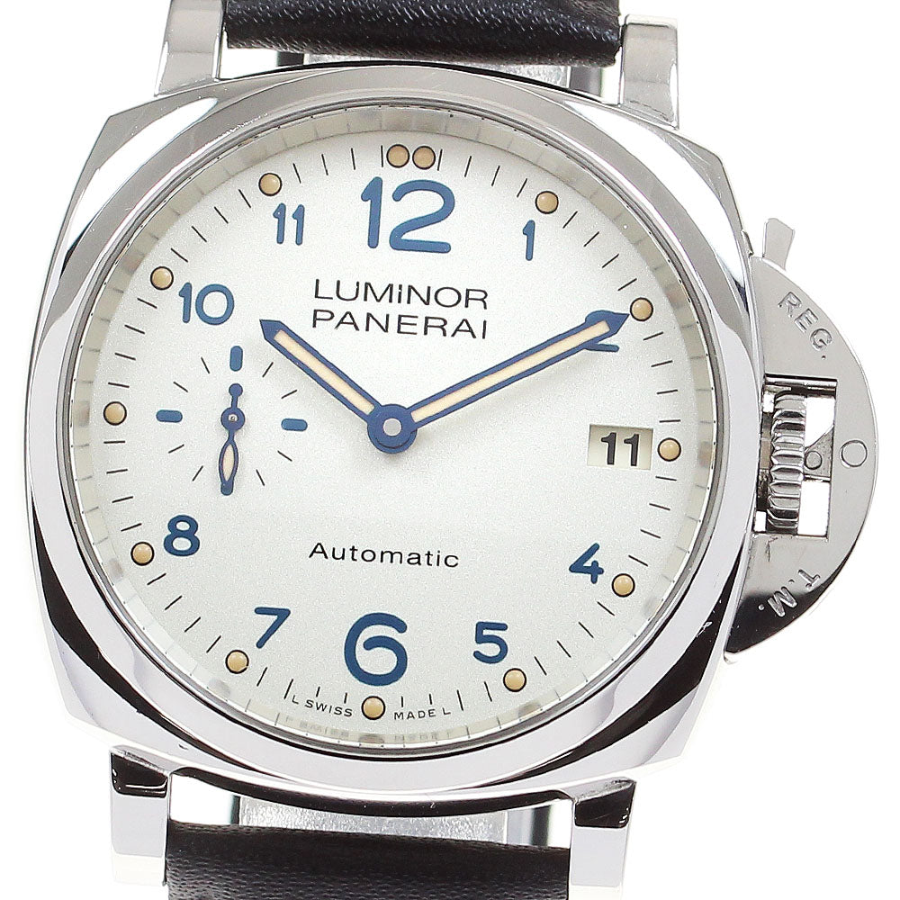 PANERAI Luminor Due 3 Days Acciaio PAM00903 Silver Dial Automatic Men's _816490