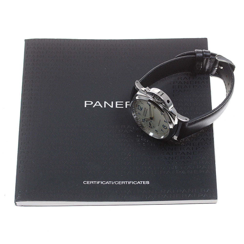 PANERAI Luminor Due 3 Days Acciaio PAM00903 Silver Dial Automatic Men's _816490