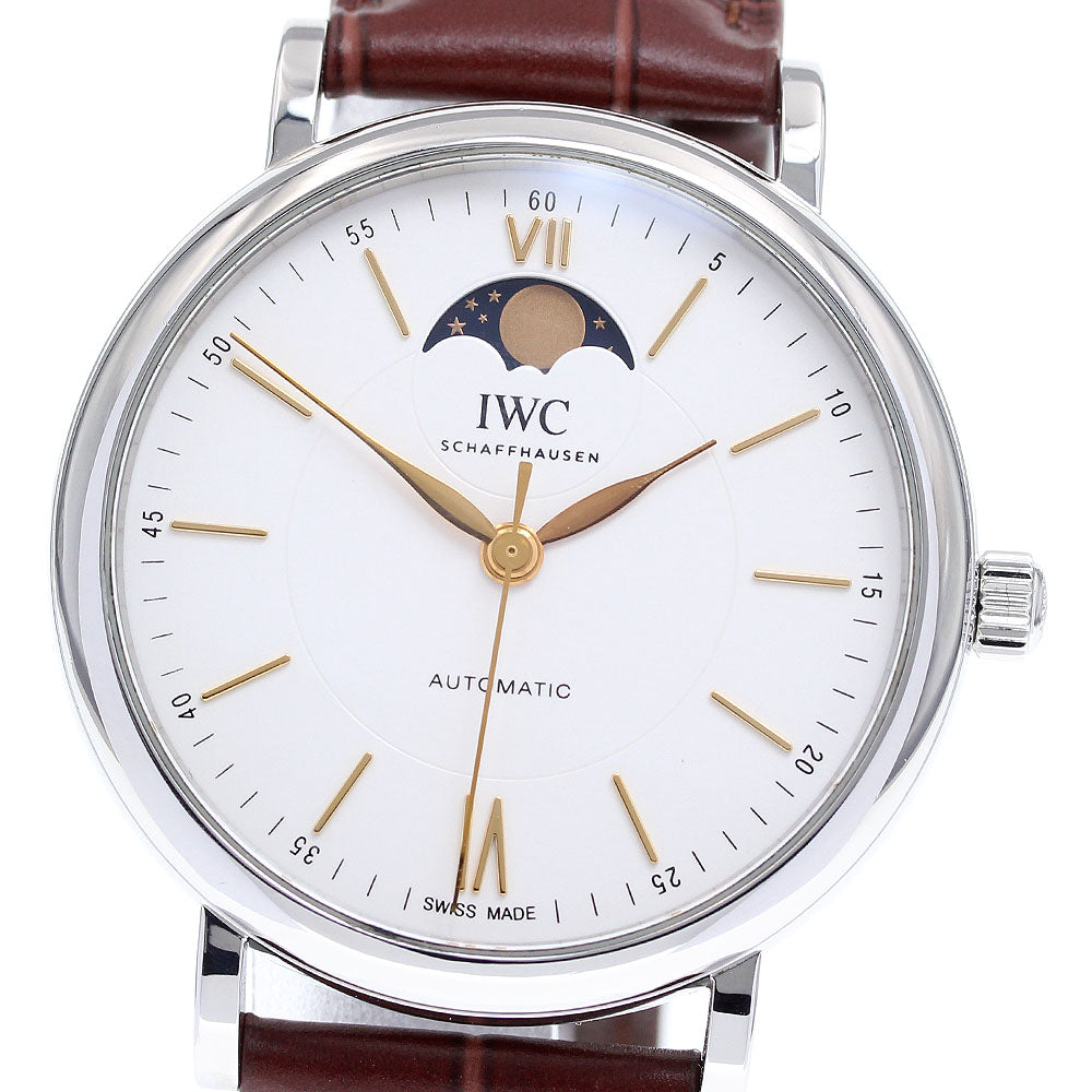 IWC SCHAFFHAUSEN Portofino IW459401 Moon phase white Dial Automatic Men's_816540