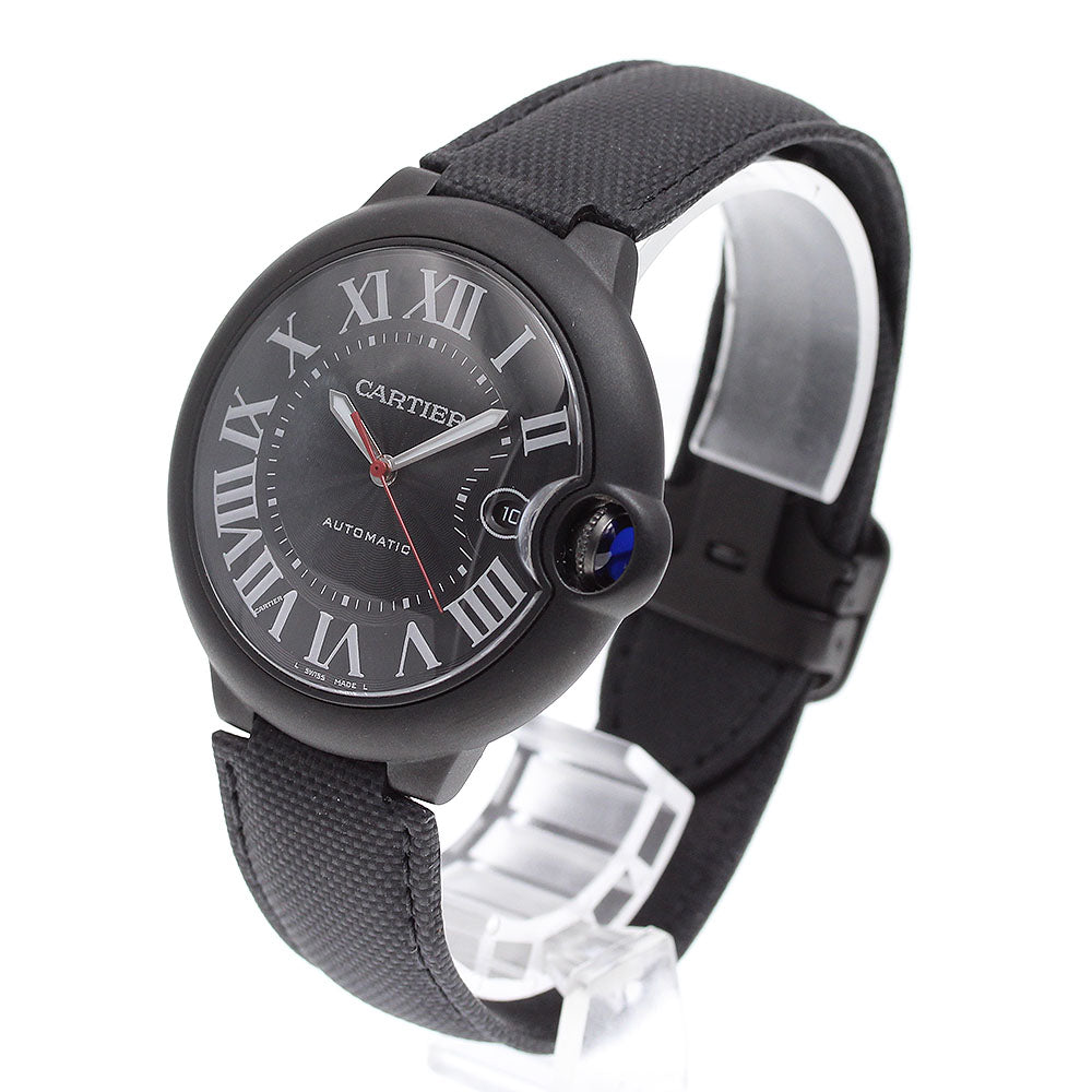 CARTIER Baron Blue 1.7 "" WSBB0015 Date black Dial Automatic Men's Watch_816568
