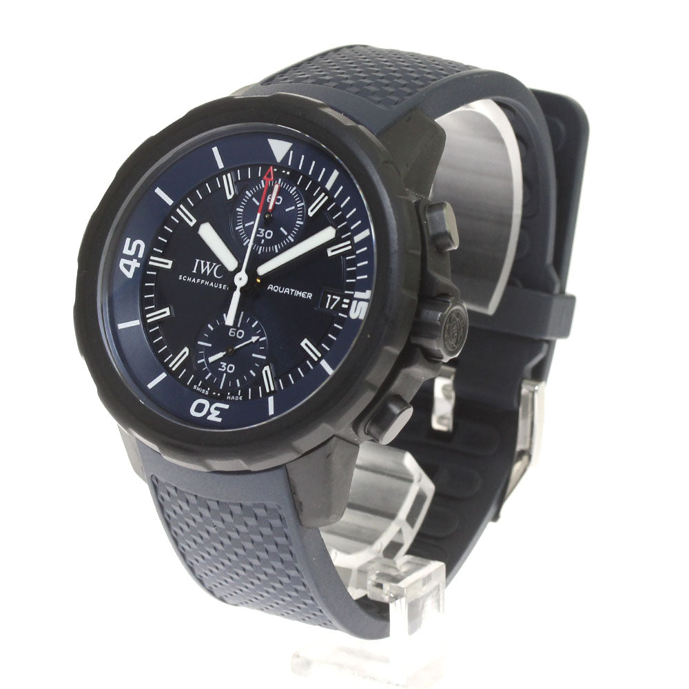 IWC SCHAFFHAUSEN Aquatimer Laureus Sport for Good IW379507 Chronograph Navy Dial Automatic Men's Watch_816570