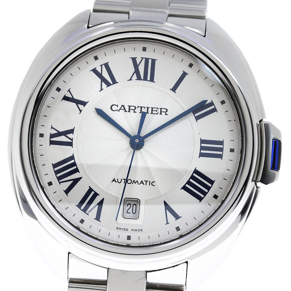 CARTIER Cres de Cartier WSCL0007 Date Silver Dial Automatic Men's Watch_816575