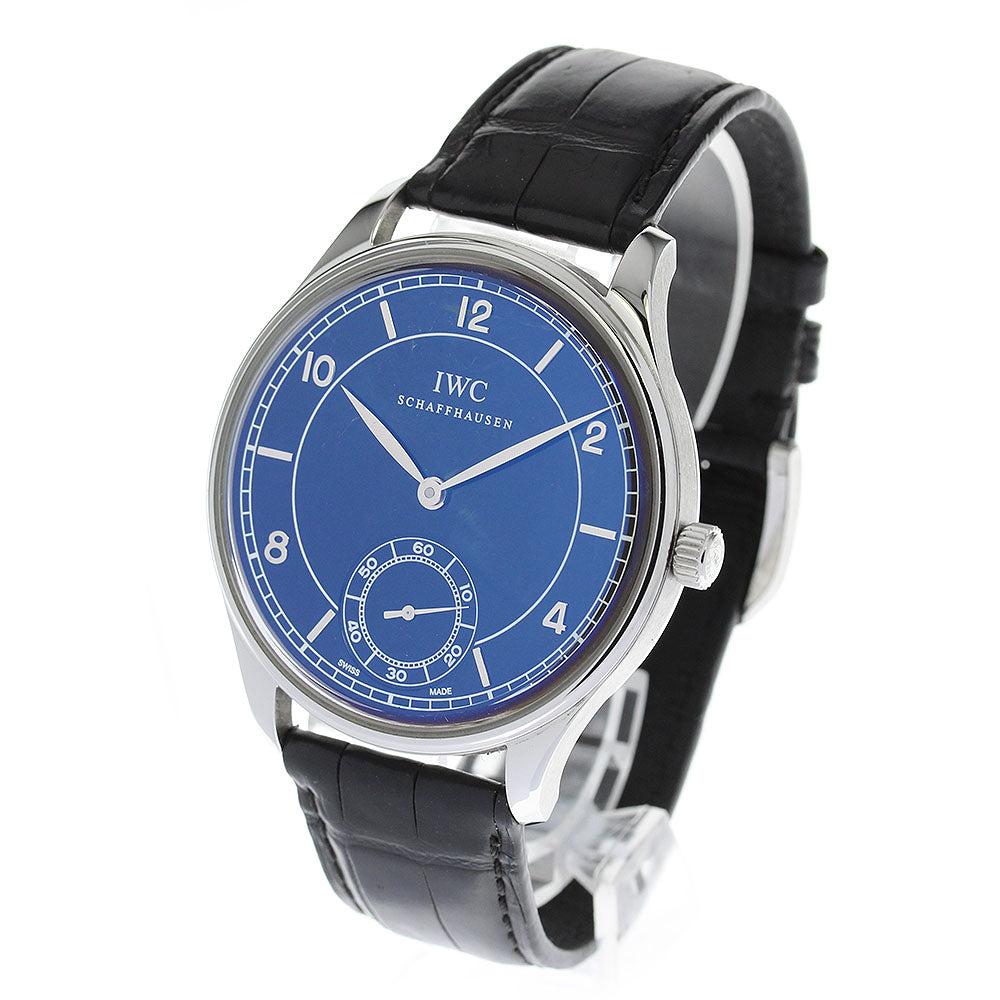 IWC SCHAFFHAUSEN Portugese IW544501 vintage black Dial Hand Winding Men's Watch_816579