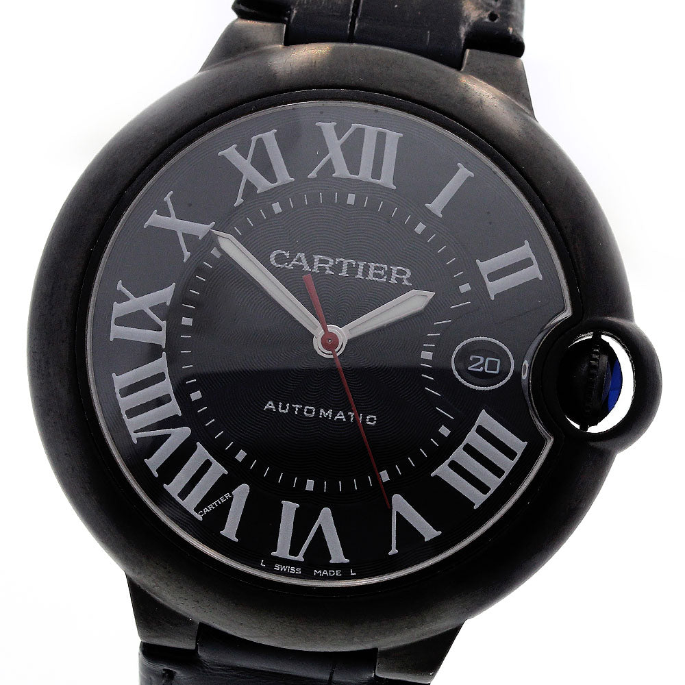CARTIER Baron Blue 42MM WSBB0015 Date black Dial Automatic Men's Watch_816590