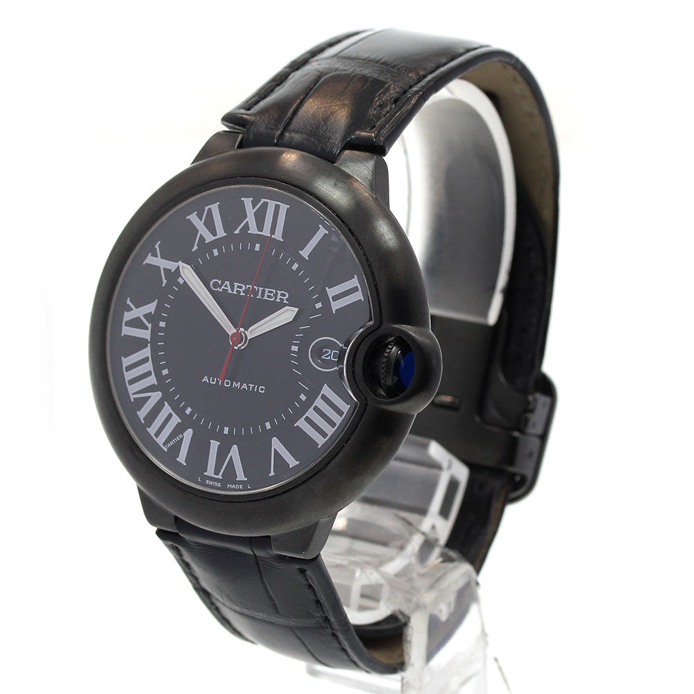 CARTIER Baron Blue 42MM WSBB0015 Date black Dial Automatic Men's Watch_816590