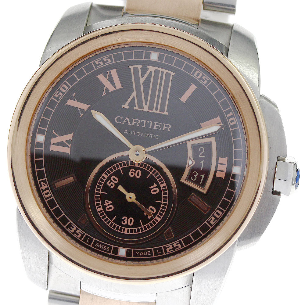 CARTIER Calibur de Cartier CRW7100050 Stainless Steel/K18PG AT Men's_816619