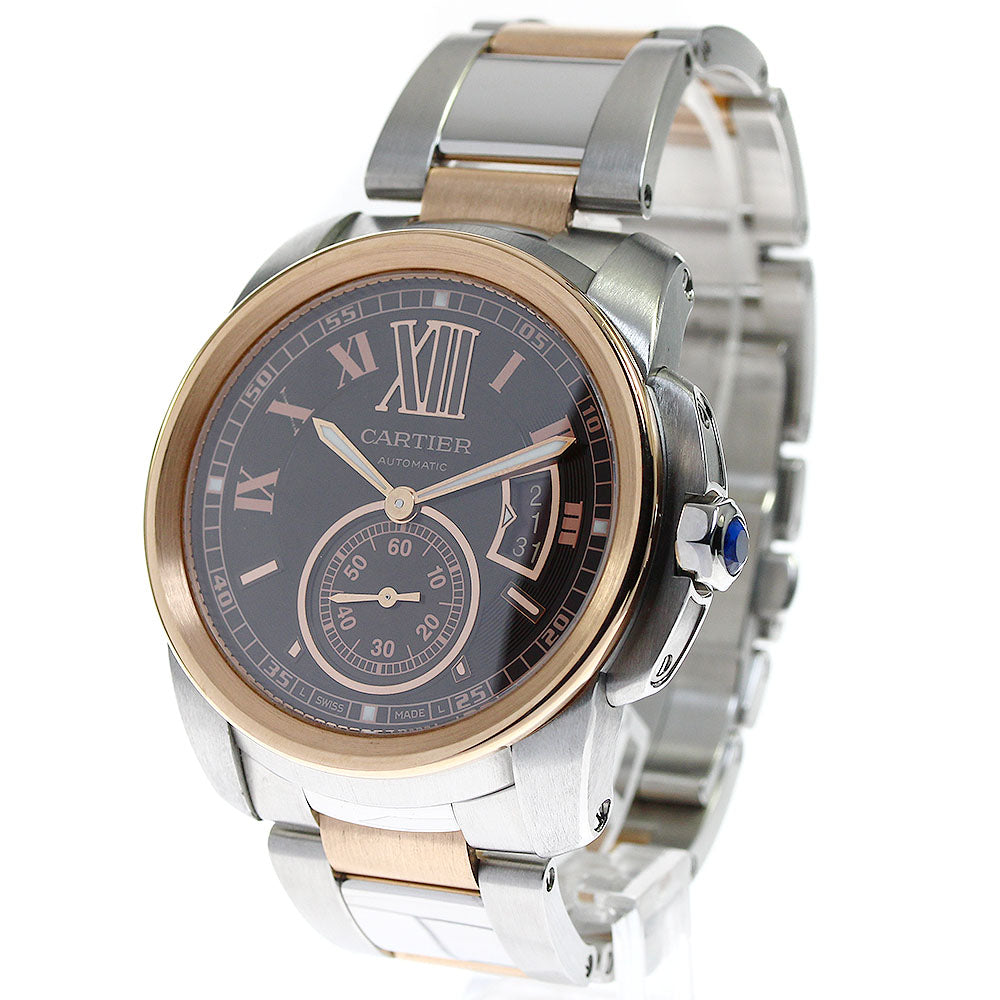 CARTIER Calibur de Cartier CRW7100050 Stainless Steel/K18PG AT Men's_816619