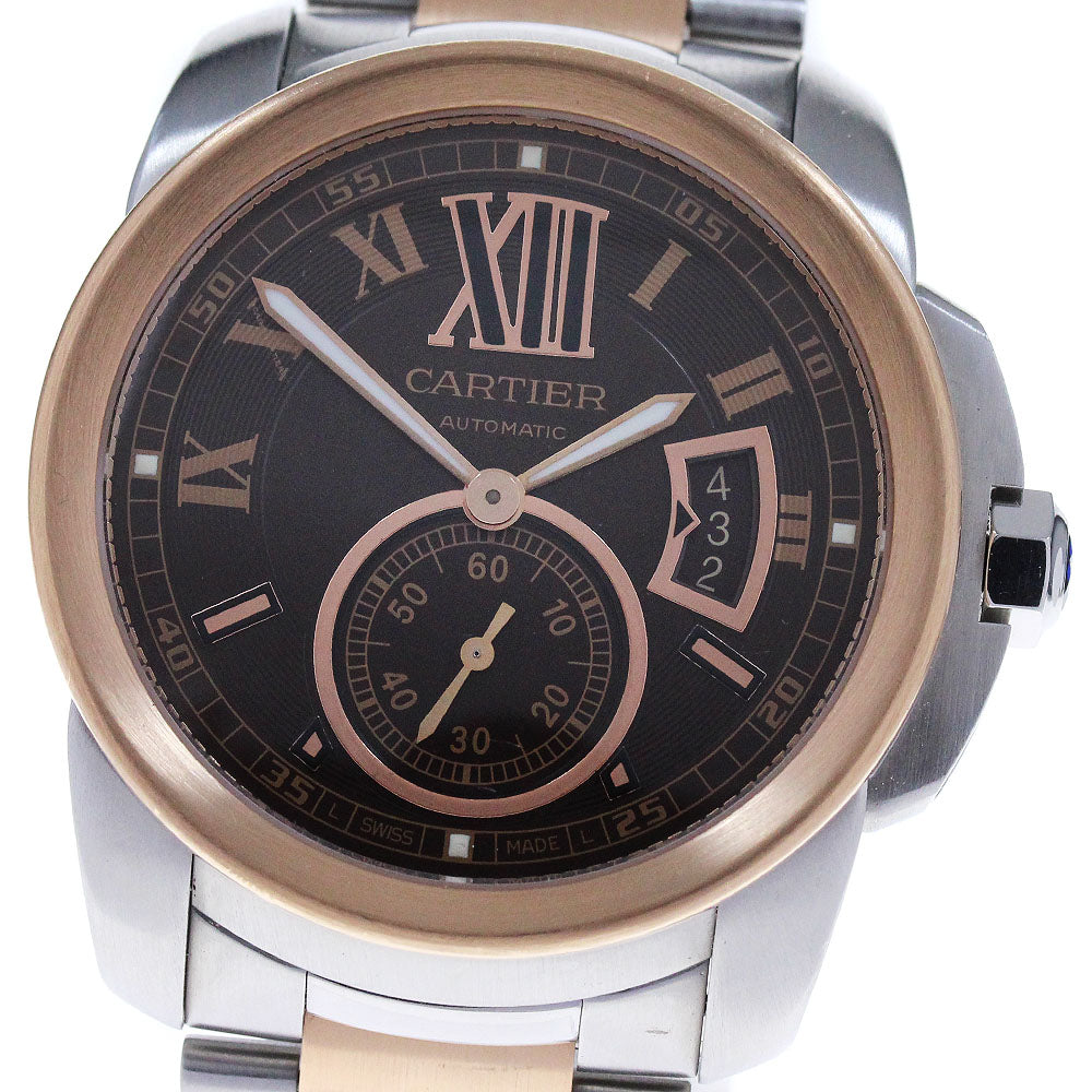 CARTIER Calibur de Cartier W7100050 Brown Dial Automatic Men's Watch_816620