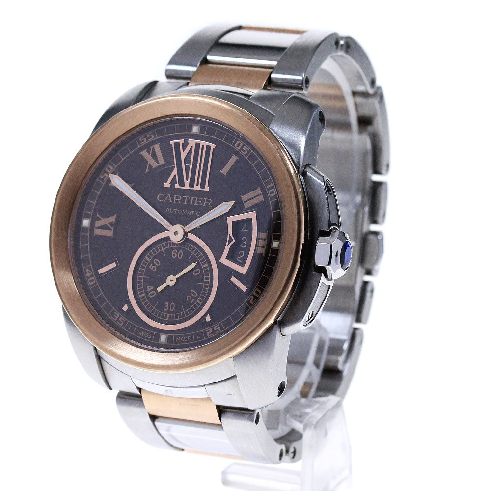CARTIER Calibur de Cartier W7100050 Brown Dial Automatic Men's Watch_816620