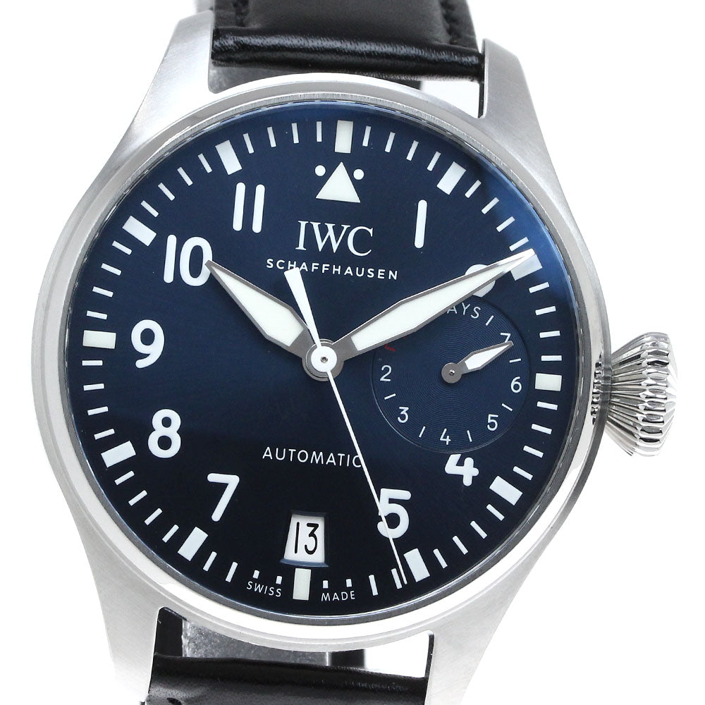 IWC SCHAFFHAUSEN Big Pilot Watch Petit Platons IW501002 7 Days AT Men's_816667