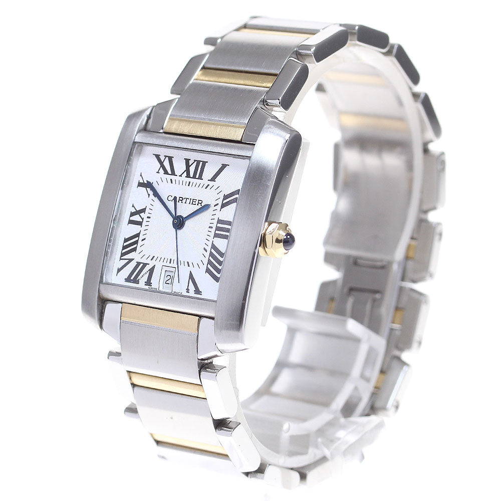 CARTIER Tank francaise LM W51005Q4 YG2 tone Automatic Men's Watch_816700