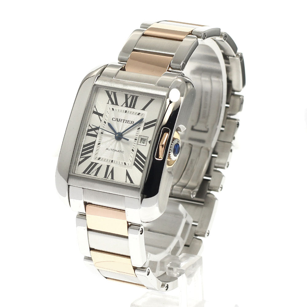 CARTIER Tank Anglaise LM W5310007 PG date Automatic Boy's Watch_816723