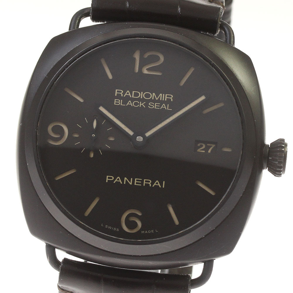 PANERAI Radiomir Composite Black Seal 3 Days PAM00505 Small Second Date black Dial Automatic Men's Watch_816754