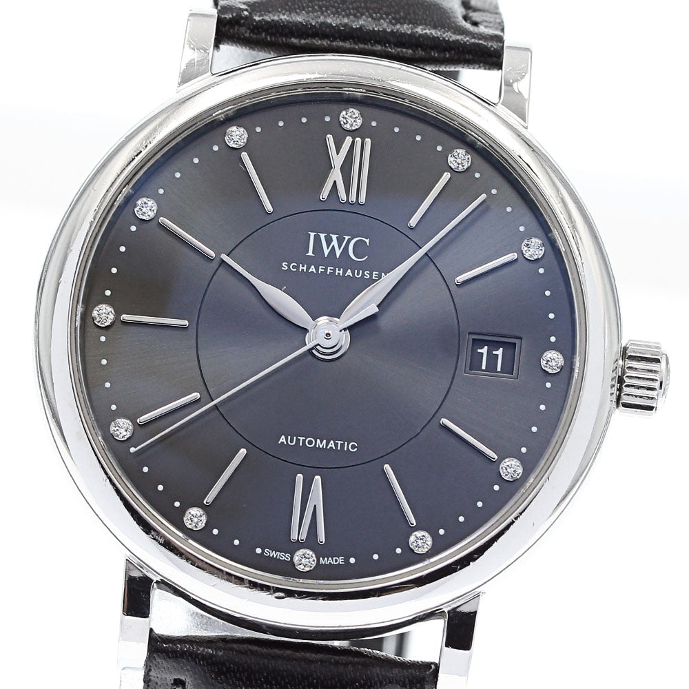 IWC SCHAFFHAUSEN Portofino Automatic 37 IW458102 12P diamond AT Men's_816764