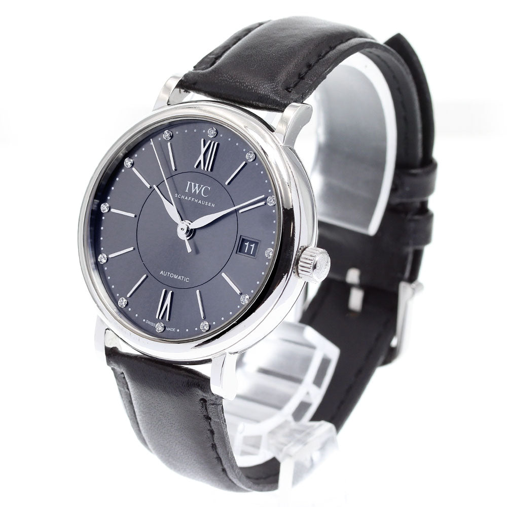 IWC SCHAFFHAUSEN Portofino Automatic 37 IW458102 12P diamond AT Men's_816764