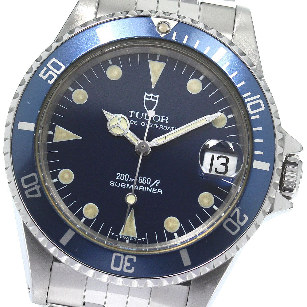 TUDOR Prince Oyster Date Submariner 75090 Cal.2824-2 blue Dial Automatic Men's Watch_816807