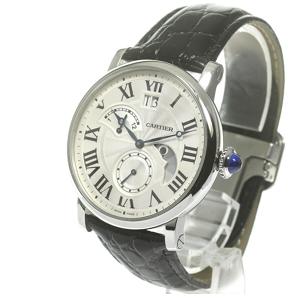 CARTIER Rotondo de Cartier W1556368 grand date retrograde Silver Dial Automatic Men's Watch_816815