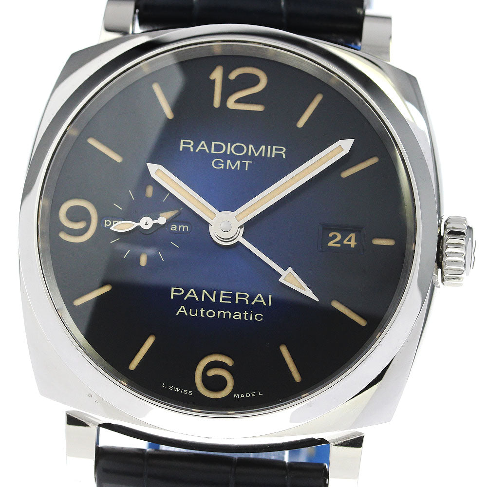PANERAI Radiomir 1940 3 Days PAM00945 GMT Power Reserve Boutique Limited Edition blue Dial Automatic Men's Watch_816888