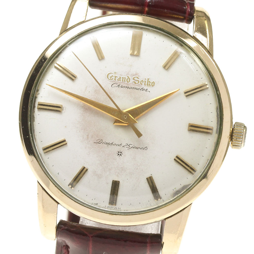 SEIKO Grand Seiko First J14070 14KGF cal.3180 Hand Winding Men's Watch_816904
