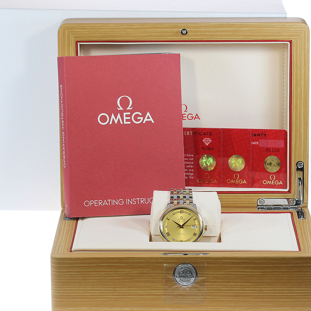 OMEGA De Ville Prestige 4300.31 Date Silver Dial Automatic Men's Watch_816996