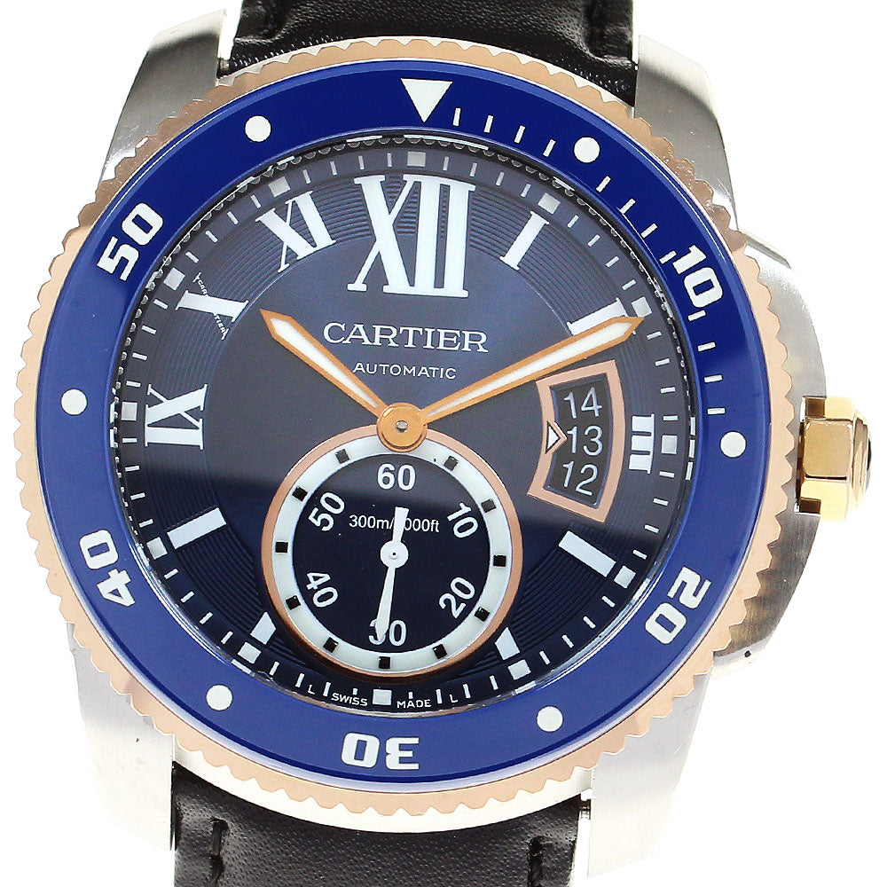 CARTIER Calibur-de-Cartier diver W2CA0008 Date blue Dial Automatic Men's_817009