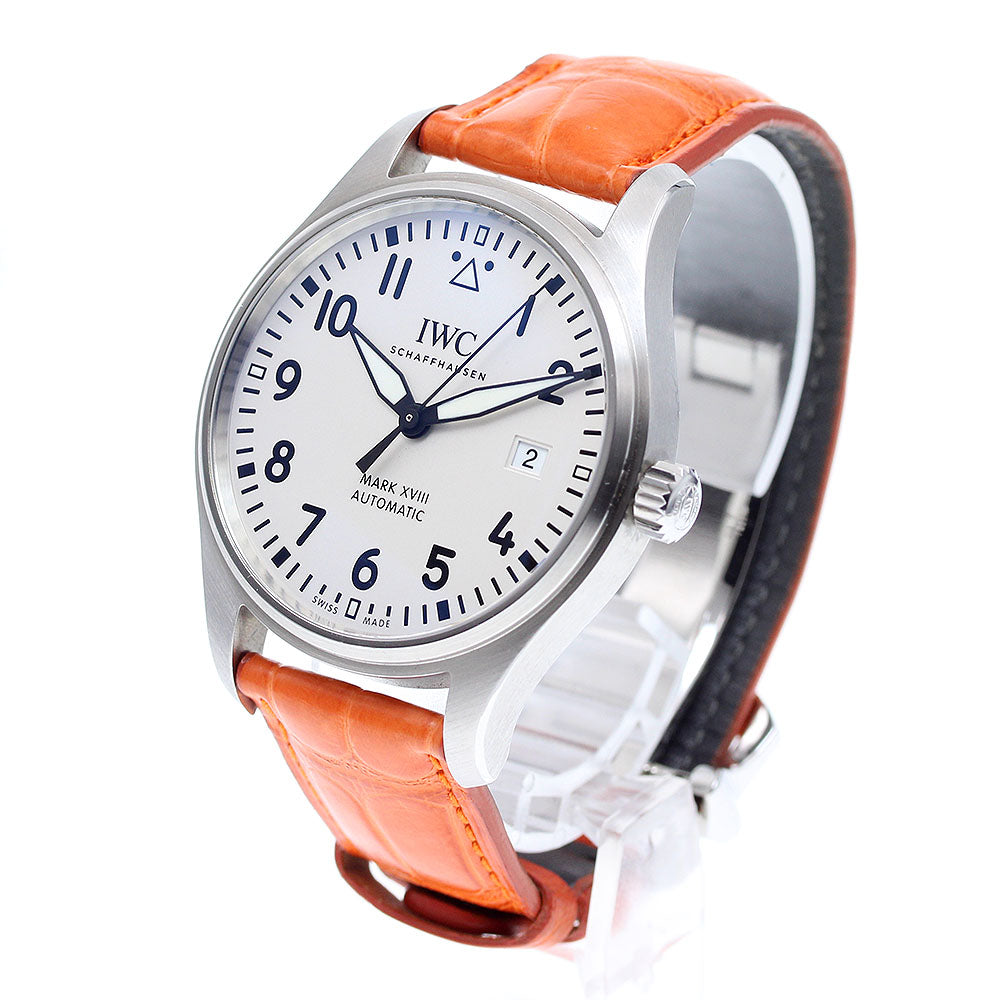 IWC SCHAFFHAUSEN Pilot watch mark XVIII IW327012 Date Silver Dial Automatic Men's Watch_817012