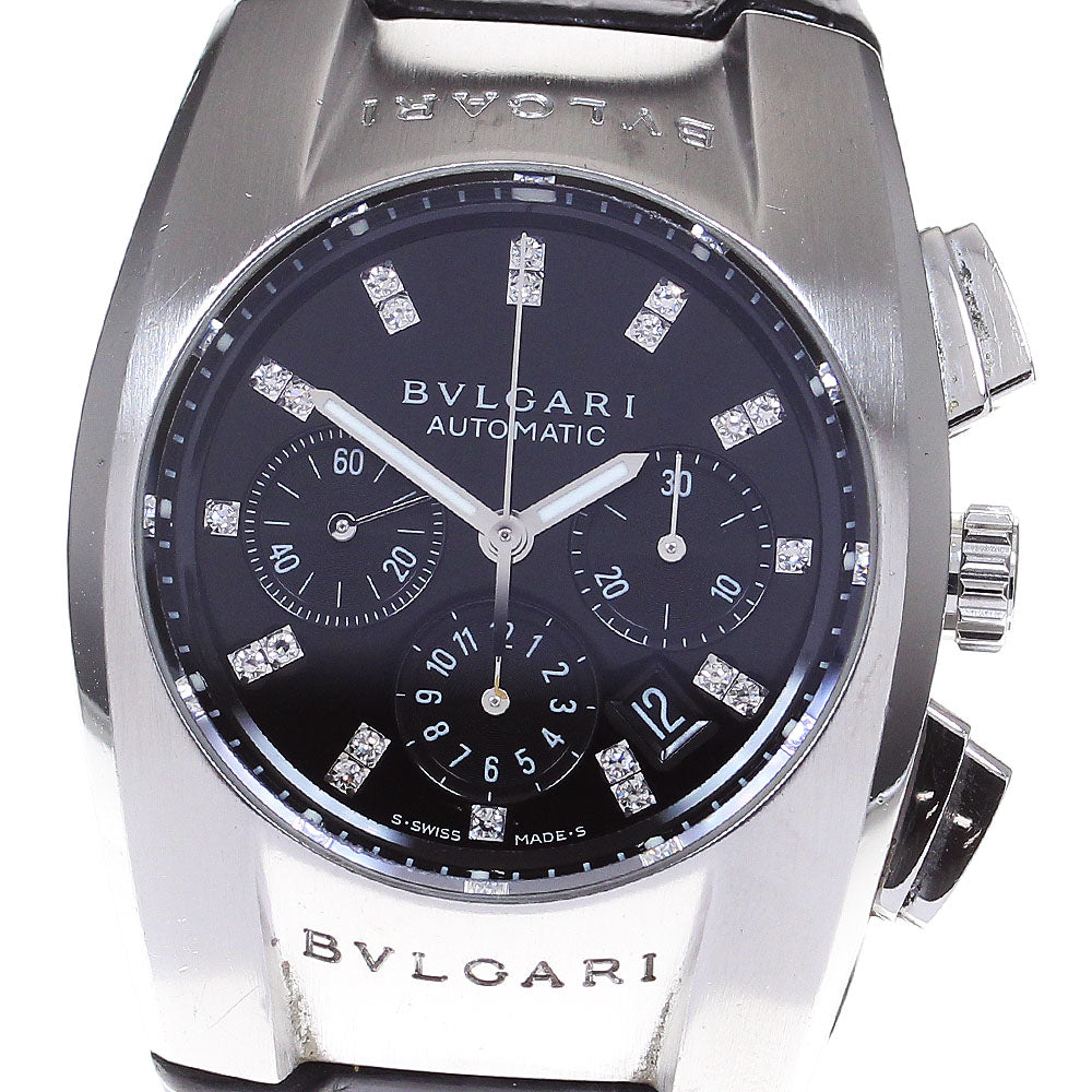 BVLGARI Elgon EG35SCH Chronograph Index Diamond Automatic Boy's Watch_817026