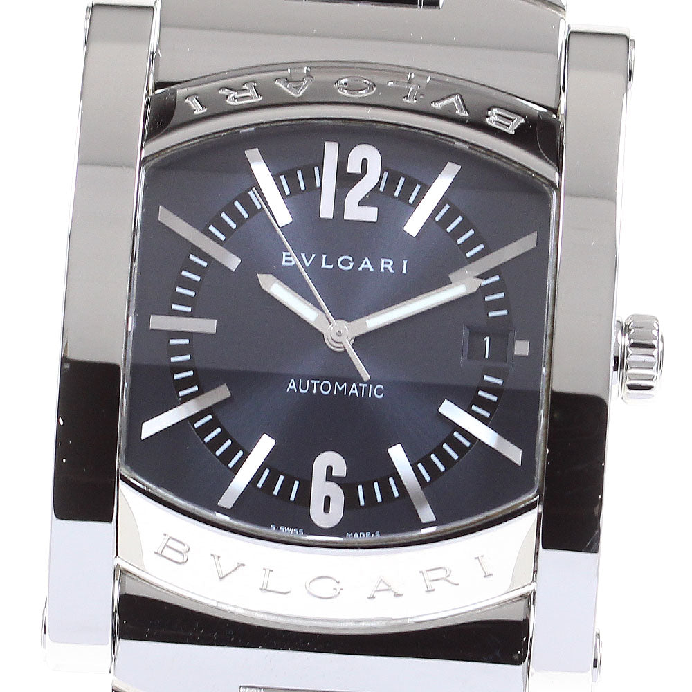 BVLGARI Assioma AA48S Date Navy Dial Automatic Men's Watch_817180