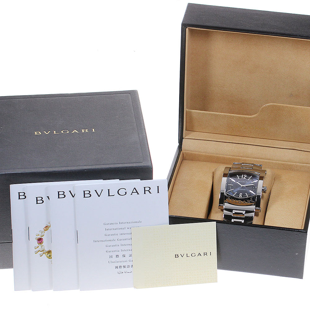 BVLGARI Assioma AA48S Date Navy Dial Automatic Men's Watch_817180