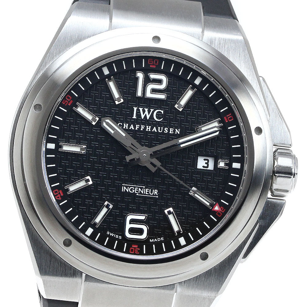 IWC SCHAFFHAUSEN Ingenieur IW323601 Date Black Dial Automatic Men's Watch_817215
