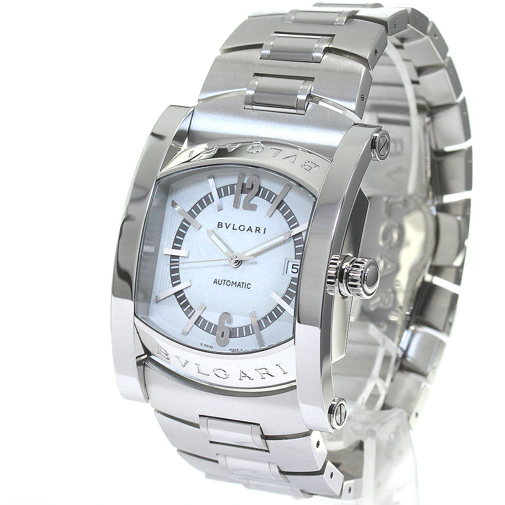 BVLGARI Assioma AA48S Date Light Gray Dial Automatic Men's Watch_817242