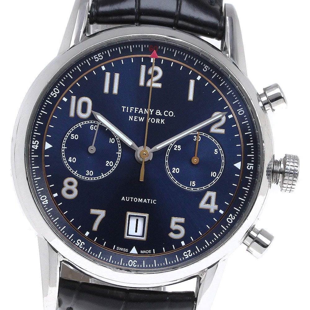 TIFFANY&Co. CT60 Ref.34668396 Chronograph blue Dial Automatic Men's Watch_817251