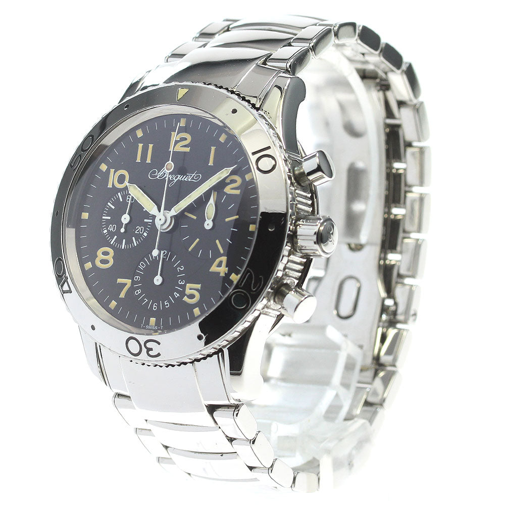 Breguet Aeronaval type XX 3800 Chronograph black Dial Automatic Men's_817294