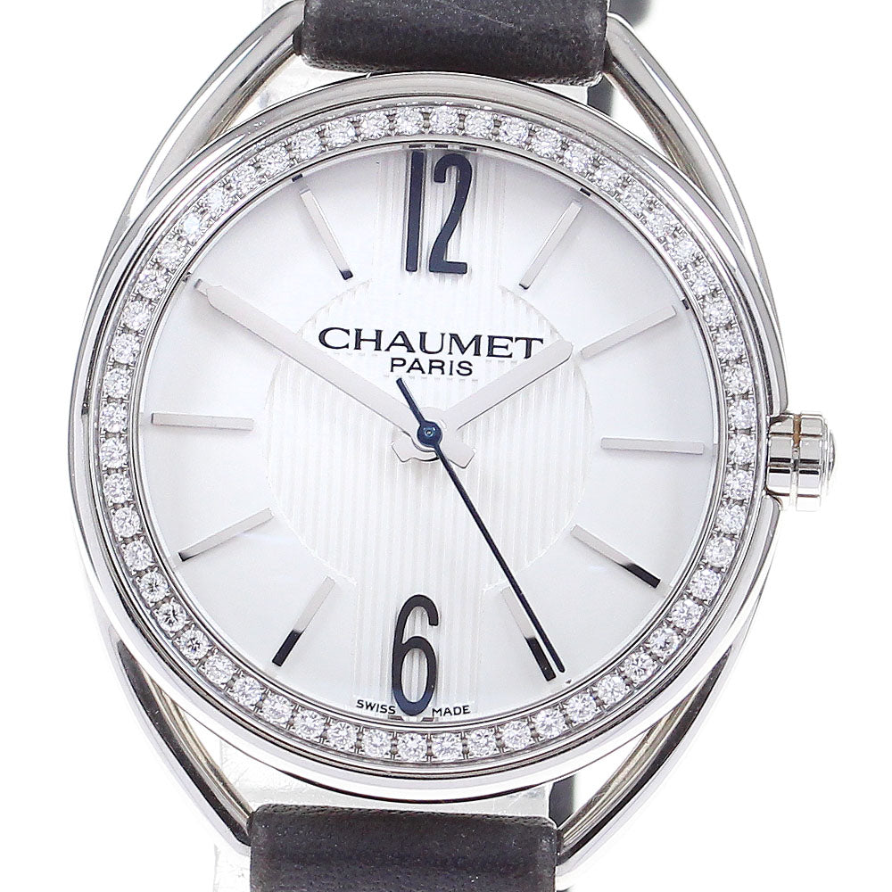 Chaumet Lian W23211-01A Diamond Bezel Silver Dial Quartz Ladies Watch_817331