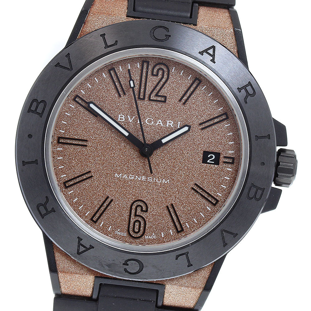 BVLGARI Diagono Magnesium DG41SMC Brown Dial Automatic Men's Watch_817333