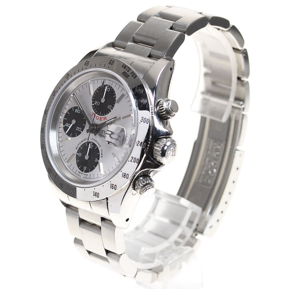 TUDOR Prince Date Chrono Time Tiger 79280P Gray Dial Automatic Men's_817353